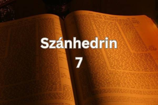 Napi Talmud - Szánhedrin 7: „Alternatív vitarendezés"